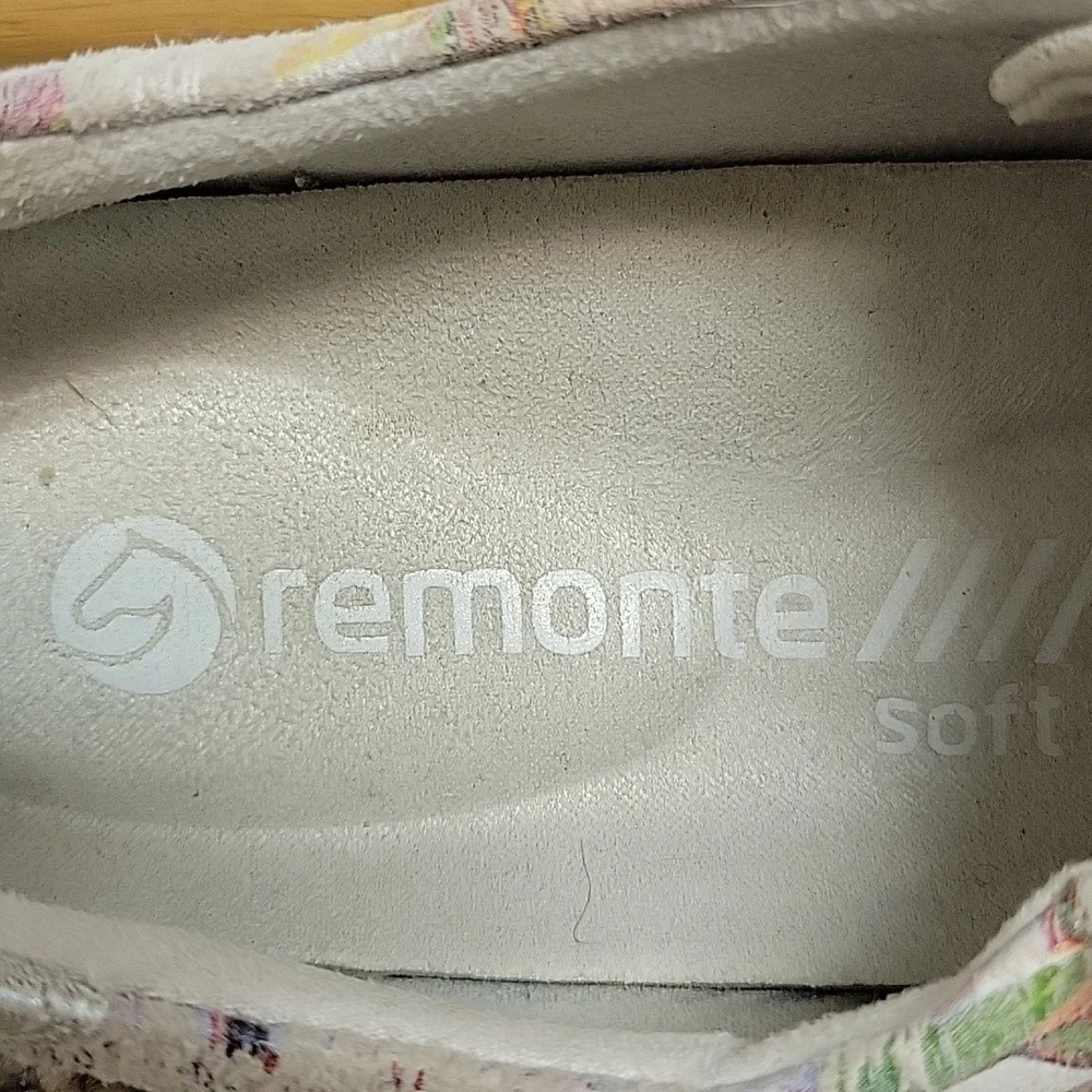 Remonte Liv2 In Ice/Multiflower Soft Insole Sneakers, Women's 40 (8.5)